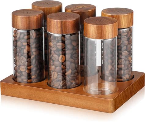 Amazon Yoande 6 Pcs Single Dose Coffee Bean Storage Tubes Coffee