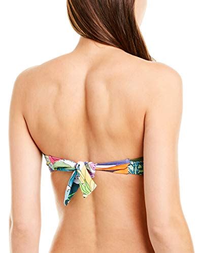 Trina Turk Women S Twist Bandeau Bra Bikini Top Multi 4 Pricepulse