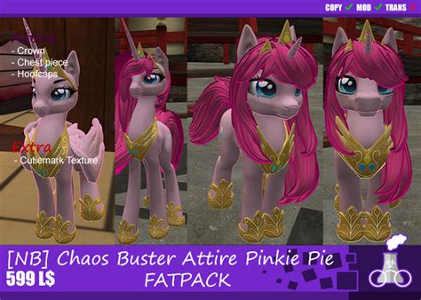 Second Life Marketplace - [NB] Fatpack Chaos Princess Pinkie Pie