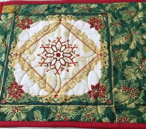 Quilted Placemats Christmas Placemats Holiday Decor Table - Etsy