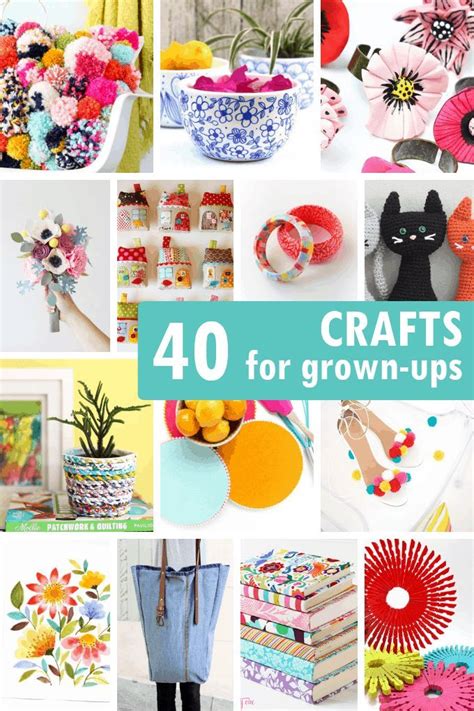 40 CRAFTS FOR ADULTS Including Jewelry Accessories Home Decor Diy