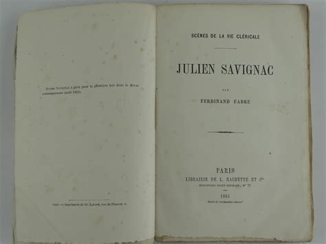 Julien Savignac Sc Nes De La Vie Cl Ricale By Ferdinand Fabre