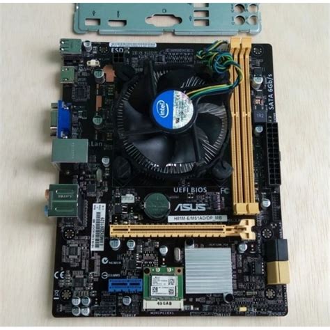 Jual Paket Core I Ghz Dan Mobo Asus H Wifi Dan Fan Shopee