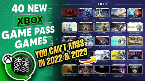 40 New Amazing Xbox Game Pass Games Coming In 2022 And 2023