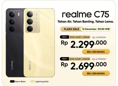 Resmi Dirilis Ini Daftar Harga Hp Realme C Di Indonesia