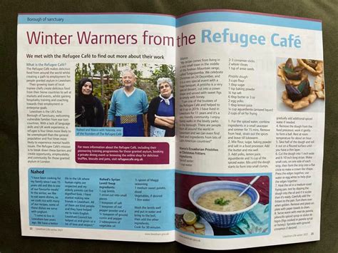 Refugee Cafe Lovely Piece In Lewisham Life Featuring