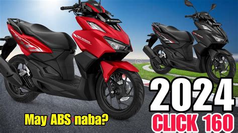 2024 Honda Click 160 Bagong Color Or Decals May Add On Feature Ba Abs Na Kaya Youtube