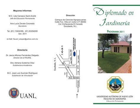 Pdf Diplomado En Universidad Aut Noma De Nuevo Le N Jardiner