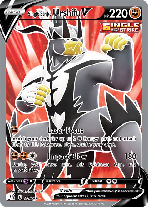 Single Strike Urshifu V Battle Styles Pokemon Card Pikawiz