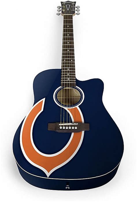 Woodrow Guitar By The Sports Vault Nfl Acoustic Guitar Reverb