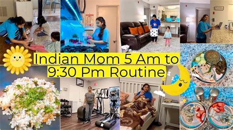 Indian Mom 5am To 930pm Productivereal Busy Morning To Night Routine