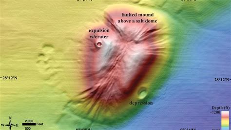 New Gulf Of Mexico Seafloor Map Finds Lakes Mud Volcanoes Biloxi Sun