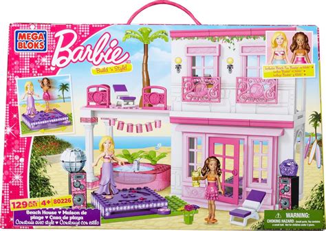 Amazon.com: Mega Barbie Bloks Beach House : Toys & Games