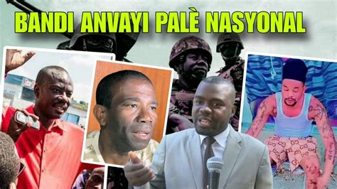 Bandi Sene Pale Nasyonal Guy Phillipe Pete Kriye Pou Moise