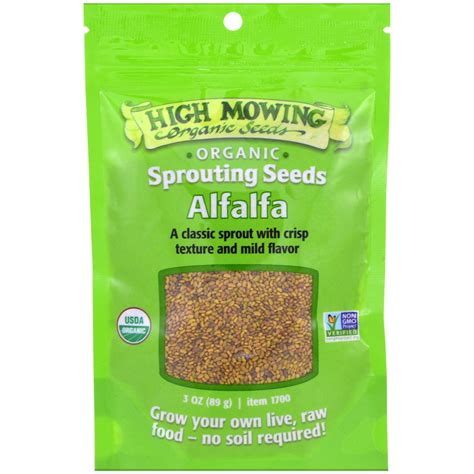 High Mowing Organic Seeds Alfalfa Oz G Walmart