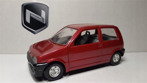 Fiat CC Cinquecento 1 24 Stare Bburago Wiśniowy 9187000063