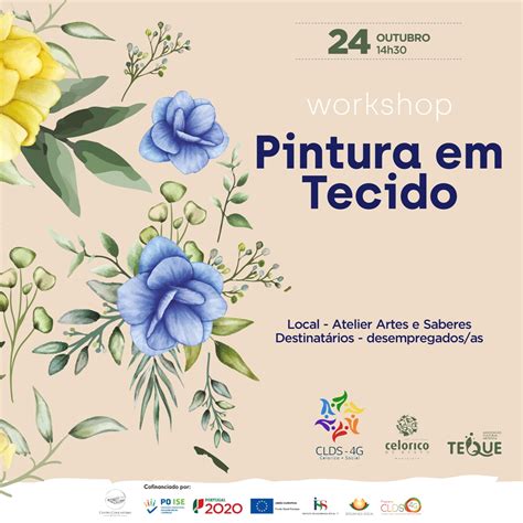 Workshop Pntura em Tecido Câmara Municipal de Celorico de Basto