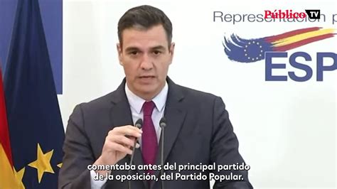 Pedro Sánchez reclama que se aclare cuanto antes cualquier sombra de