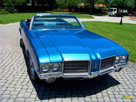 1971 Medium Blue Oldsmobile Cutlass Supreme SX Convertible 32391785