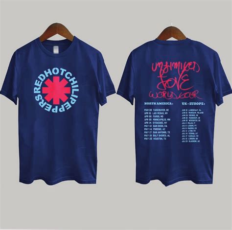 Trendy Red Hot Chili Peppers Tour 2023 T Shirts Designs 2023 Shop On Printerval