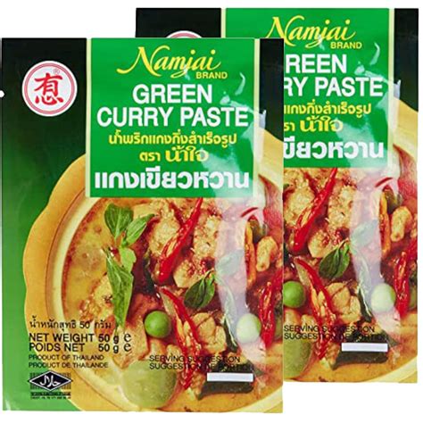 Namjai Green Curry Paste 2 X 50 Gm Amazon In Grocery Gourmet Foods