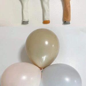 Fonder Mols Nude Balloon Garland Kit 124pcs Double Stuffed Cream Peach