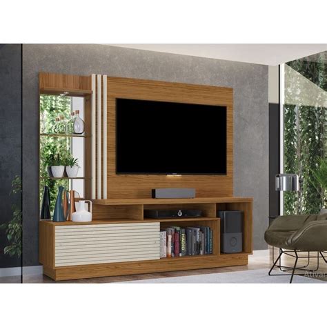 Home Theater para TV até 60 Polegadas Frizz Plus Madetec Naturale