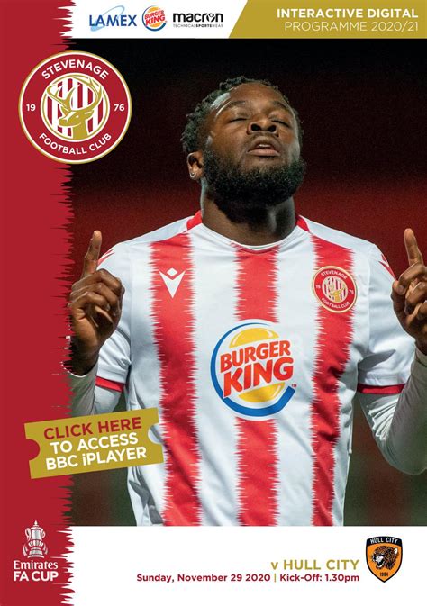 Stevenage Fc V Hull City By Hashtag Digital Media Issuu