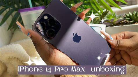 iPhone 14 Pro Max unboxing aesthetic unboxing [ Deep purple ...