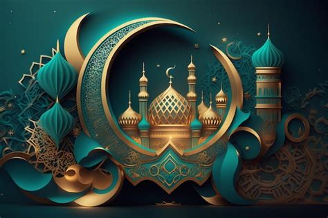 Fondo islámico de ramadan kareem Foto Premium