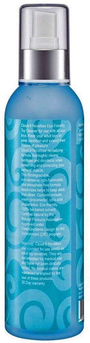 Cloud 9 Sex Toy Cleaner SPRAY Premium Cleanser POWERFUL WATER BASED