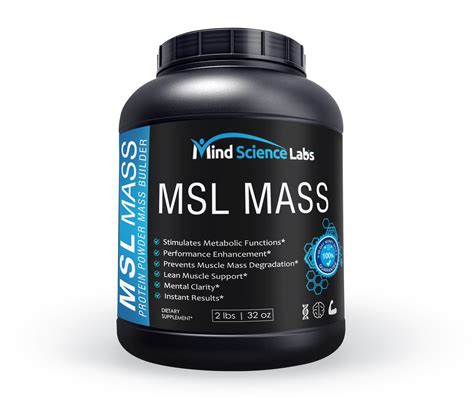 Msl Mass Whey Protein Powder Mass Builder Trypersonalized