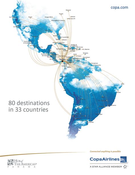 Copa Airlines » Route Map