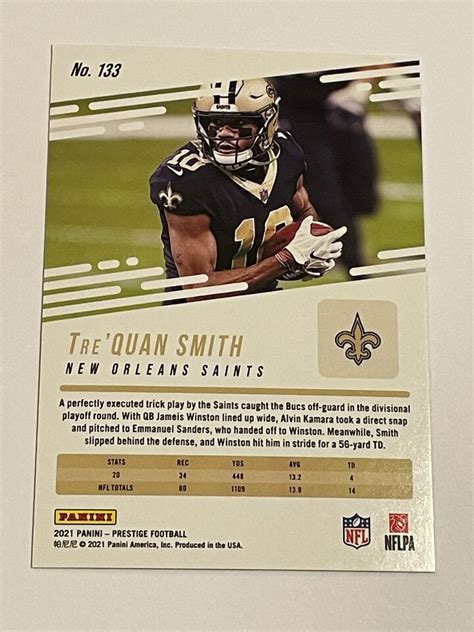 2021 Panini Prestige Football Red Xtra Points 299 Tre Quan Smith