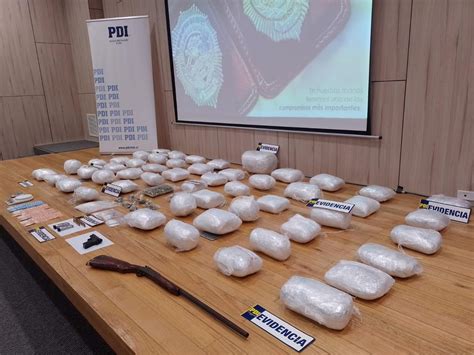 Golpe al narcotráfico en Los Ríos PDI detuvo a seis personas e incautó