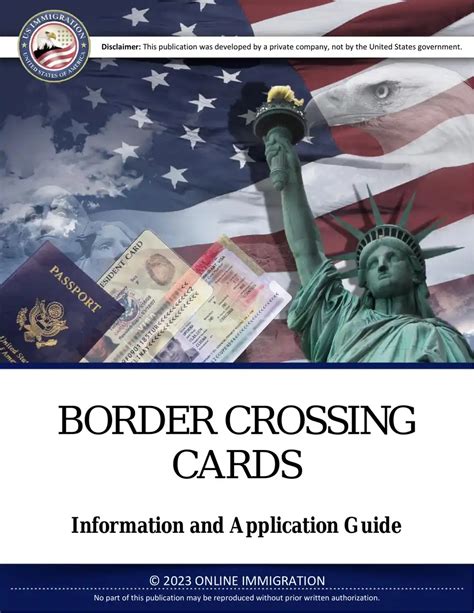 Border Crossing Cards U S Nonimmigrant Visa