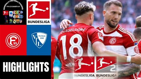 Fortuna Düsseldorf vs VFL Bochum Relegation zur deutschen Fußball