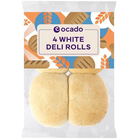 Ocado White Deli Rolls Ocado