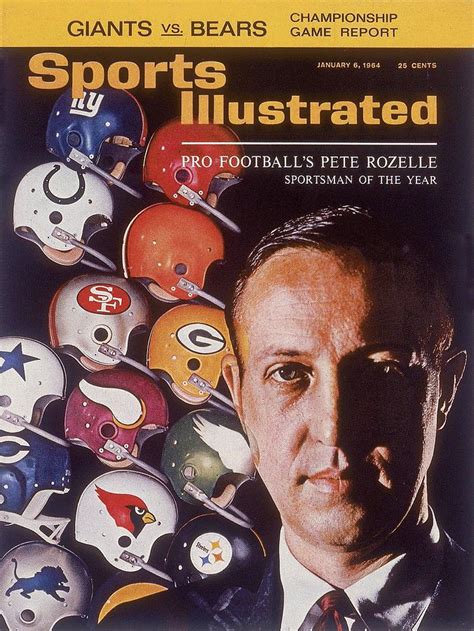 Nfl Commissioner Pete Rozelle, 1963 Sportsman Of The Year Sports ...