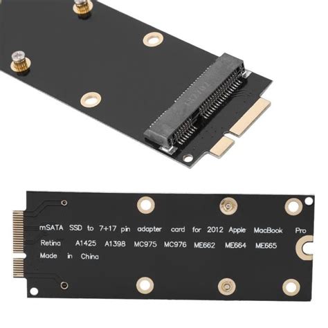 Sonew Carte Adaptateur Ssd Msata Carte Adaptateur Msata Ssd Vers Sata