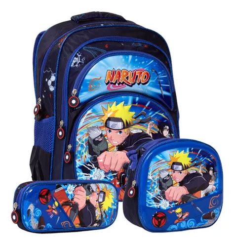 Mochila Infantil Escolar De Costas Menino Naruto Uzumaki MercadoLibre