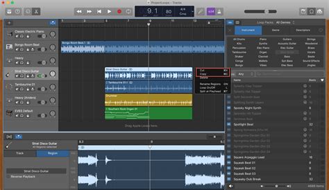 How To Work With Regions In Garageband