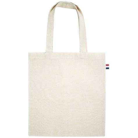 Tote bag BIO et Fairtrade Made In France 150 gr Blanc imprimé et