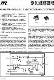 UC3844BN Datasheet High Performance Current Mode PWM Controller