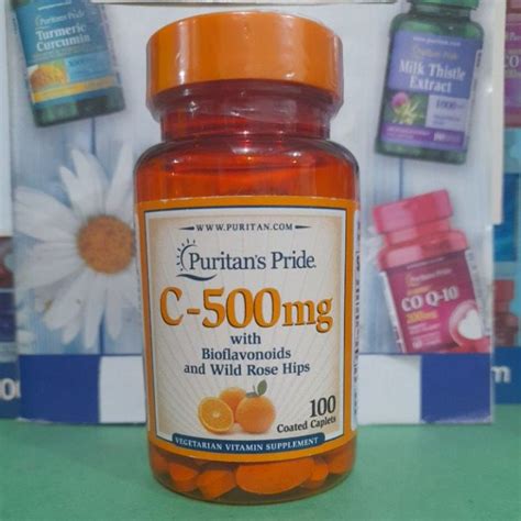 Vitamin C Mg Caplets With Rose Hips Bioflavonoids