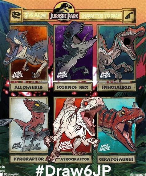 Six Characters Fanart Arte Tema De Dinossauro Dinossauro Desenho