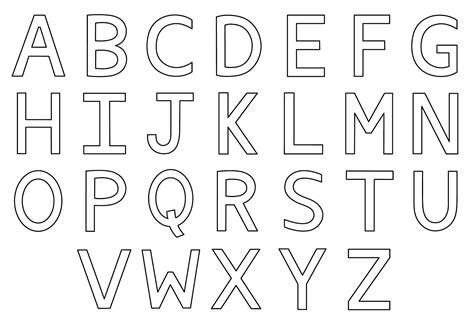 Free Alphabet Printables Pdf A To Z