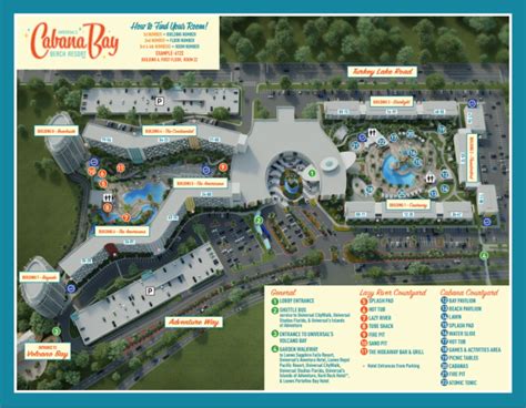 Universal Orlando Maps including theme parks and resort maps