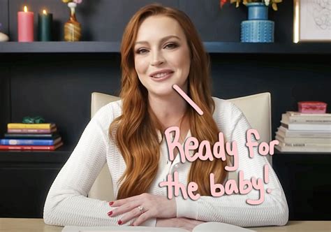 Lindsay Lohan Shows Off Baby Bump In Cutest New Nursery Look Perez