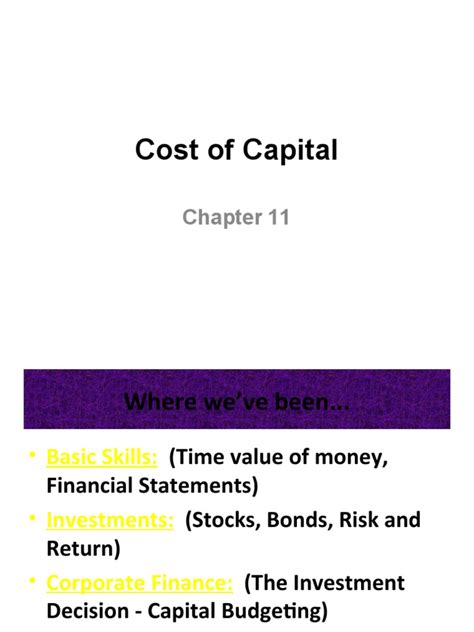 Biaya Modal 2 Pdf Cost Of Capital Financial Capital